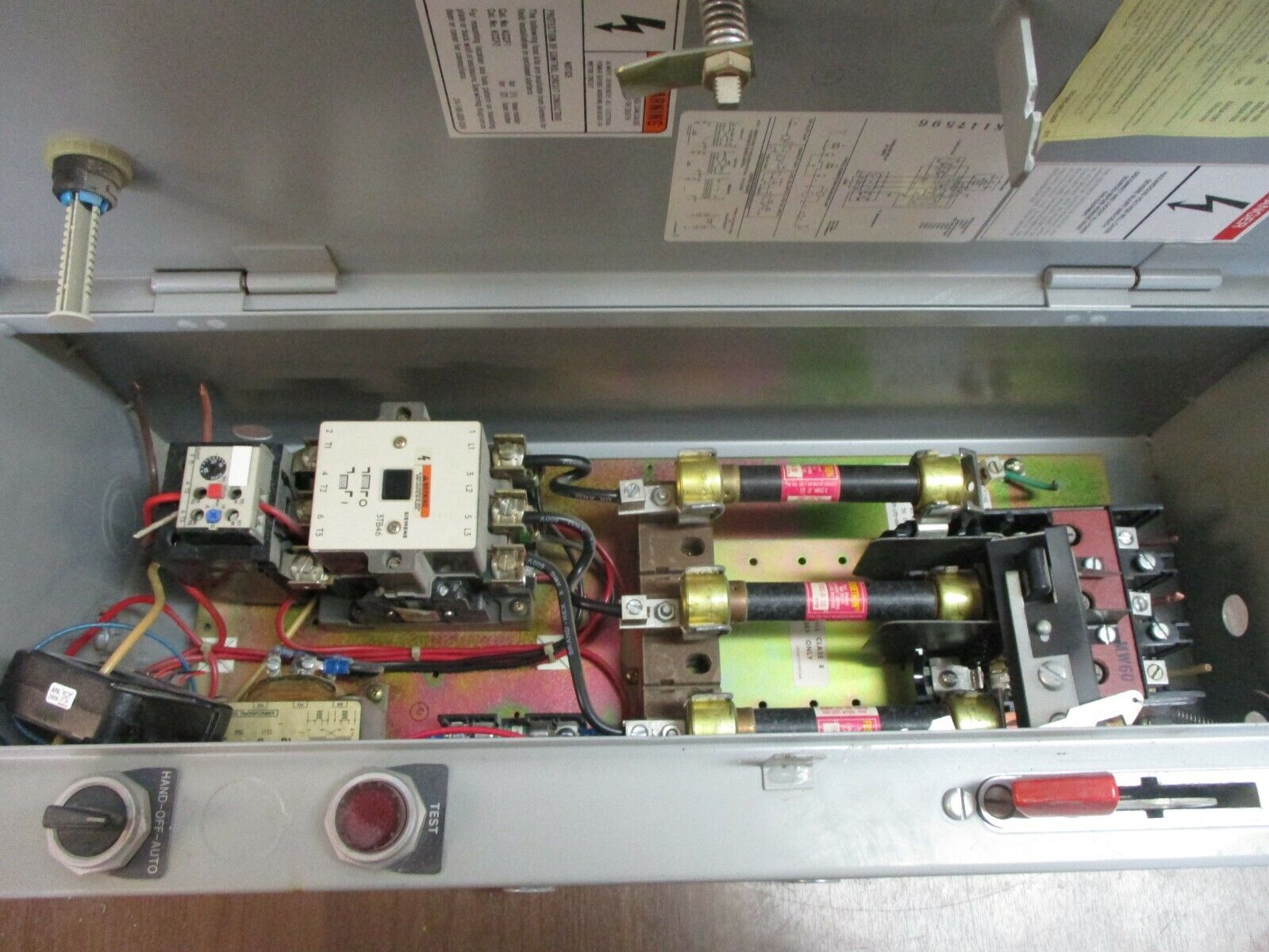 Siemens Fusible Combination 3TB46 120V Coil Trip: 16-25A Used