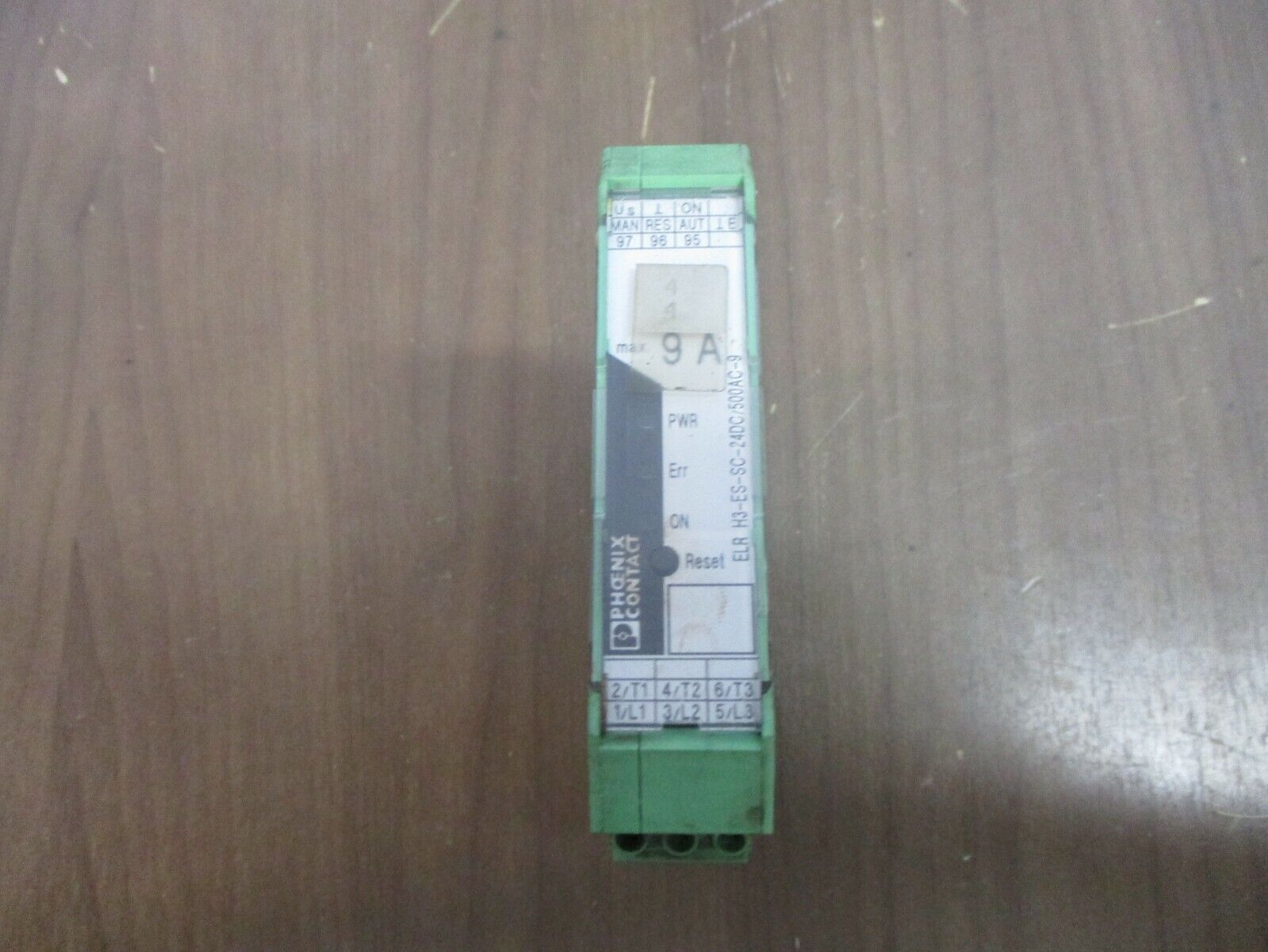 Phoenix Contact Hybrid Motor Starter ELR H3-ES-SC-24DC/500AC-9 Input: 24VDC Used