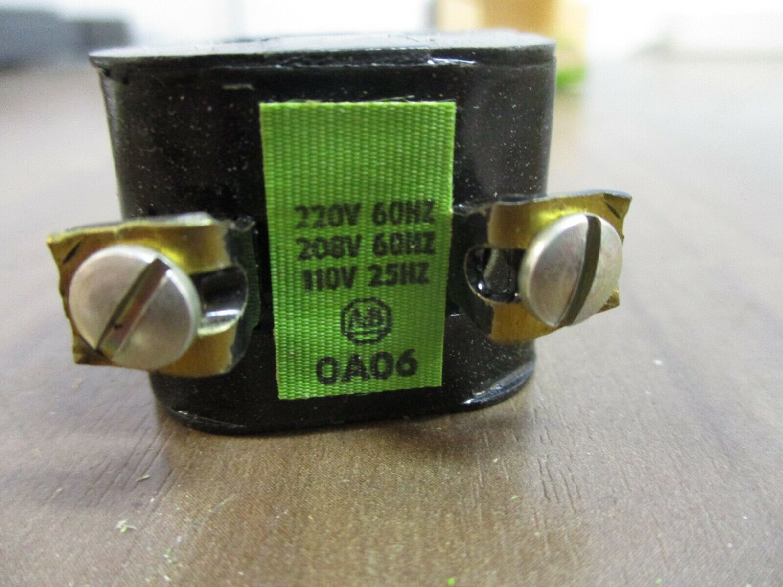 Allen-Bradley Magnetic Coil 0A06 208/220V @ 60Hz, 110V @ 25Hz New Surplus