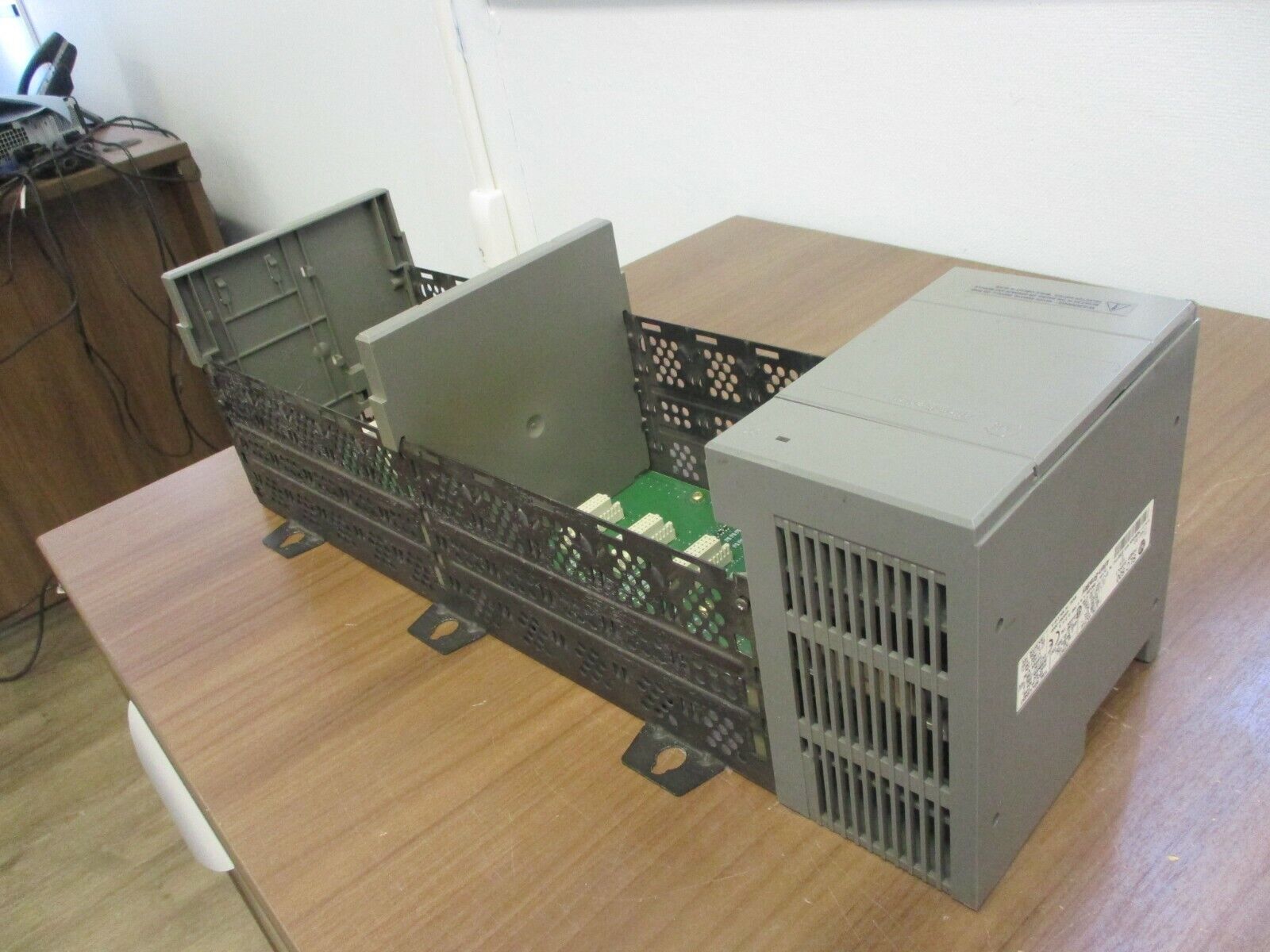 Allen-Bradley SLC 500 PLC Rack w/ Power Supply 1746-A10/1746-P2 10-Slot, Used