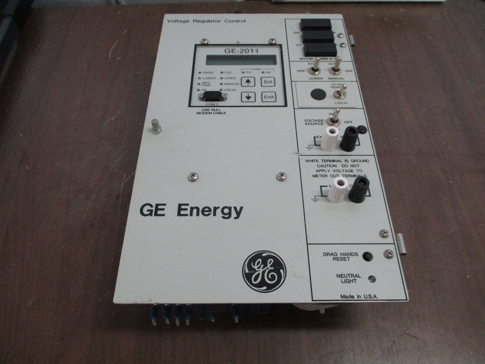 GE GE-2011 Voltage Regulator Control GE-2011C-6SL S/W: D-0146V08.10.07 Used