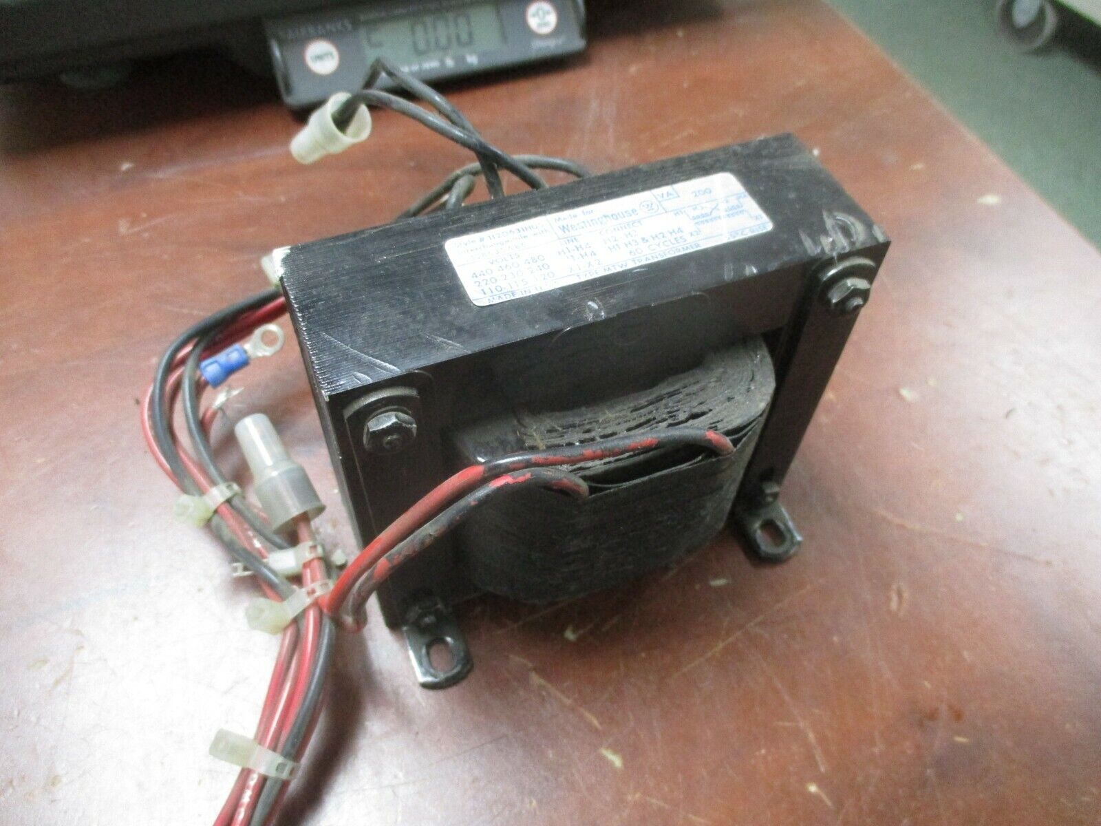 Westinghouse Type MTW Transformer 112D631H05 200VA Pri: 240/480V Sec: 120V Used