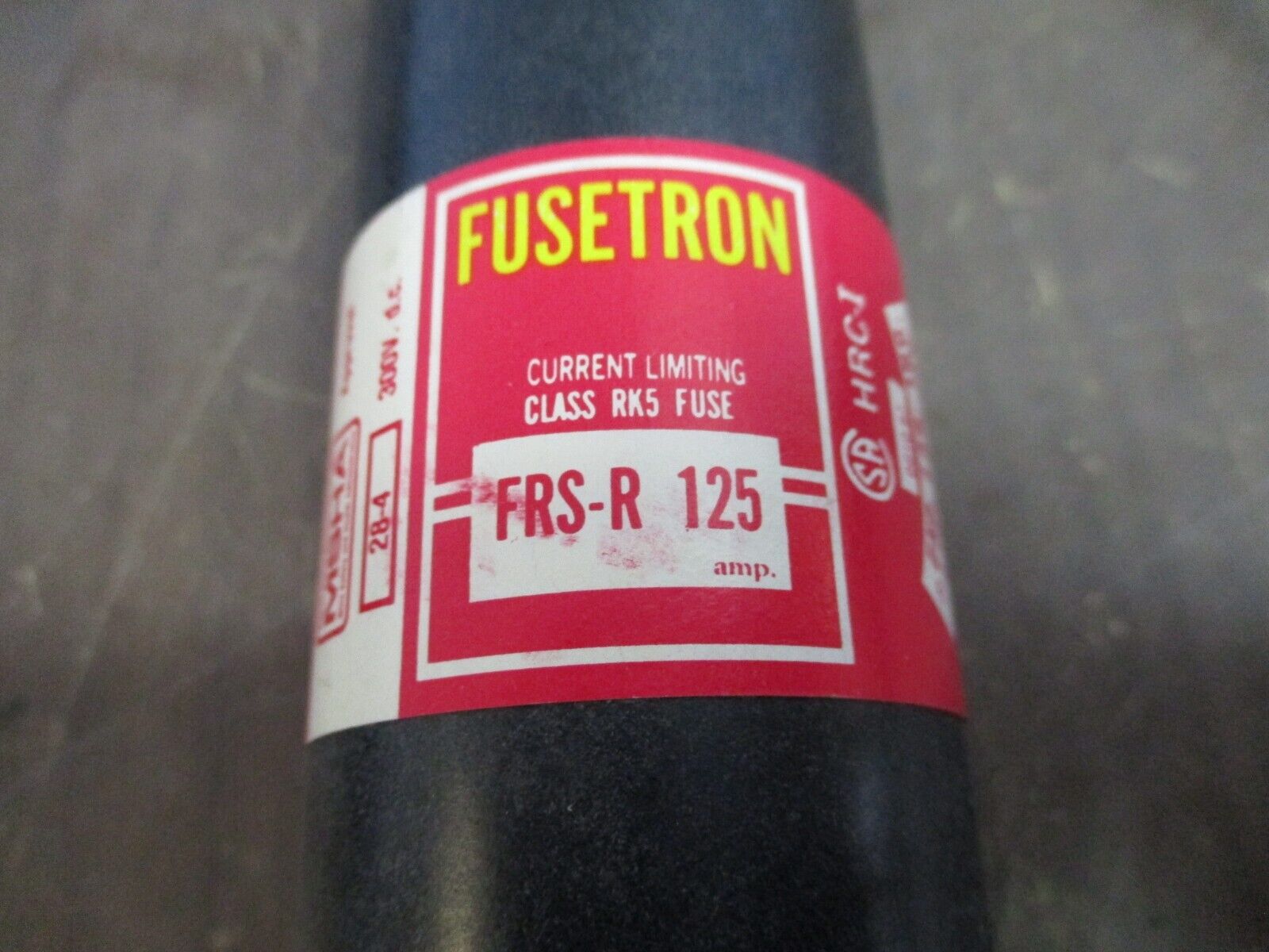 Bussmann Fusetron Fuse FRS-R 125 600V 125A Used