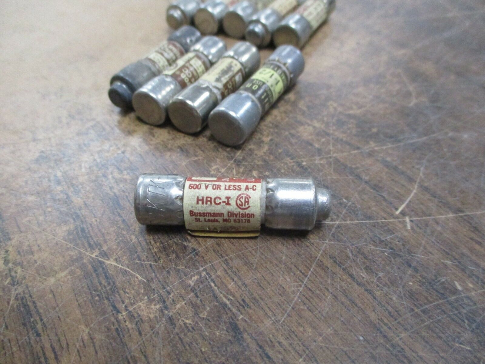 Bussmann Limitron Fuse KTK-R-1-1/2 1-1/2A 600V *Lot of 10* Used
