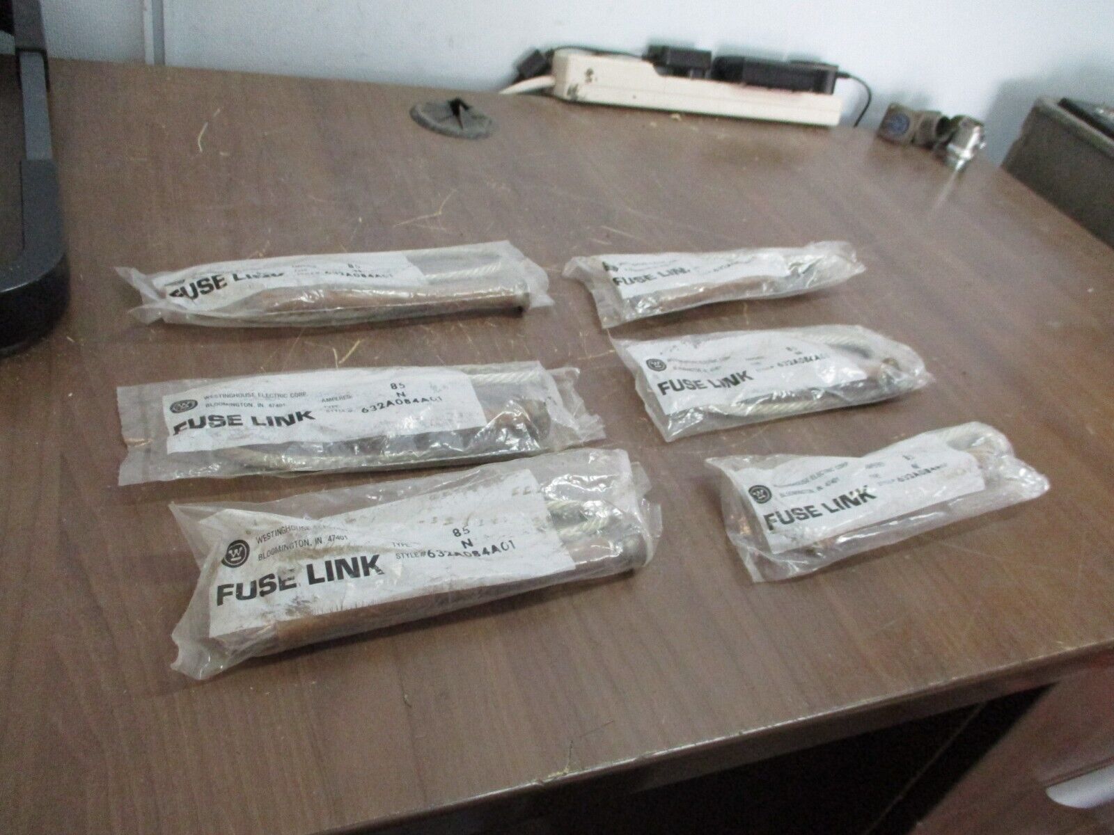 Westinghouse Type N Fuse Link 632A084A01 85A *Lot of 6* New Surplus