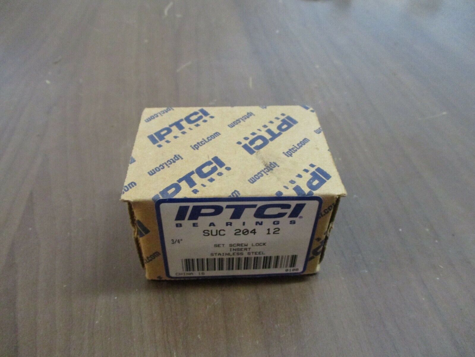 IPTCI Stainless Steel Bearing Insert SUC 204 12 3/4" Set Screw Lock  New Surplus