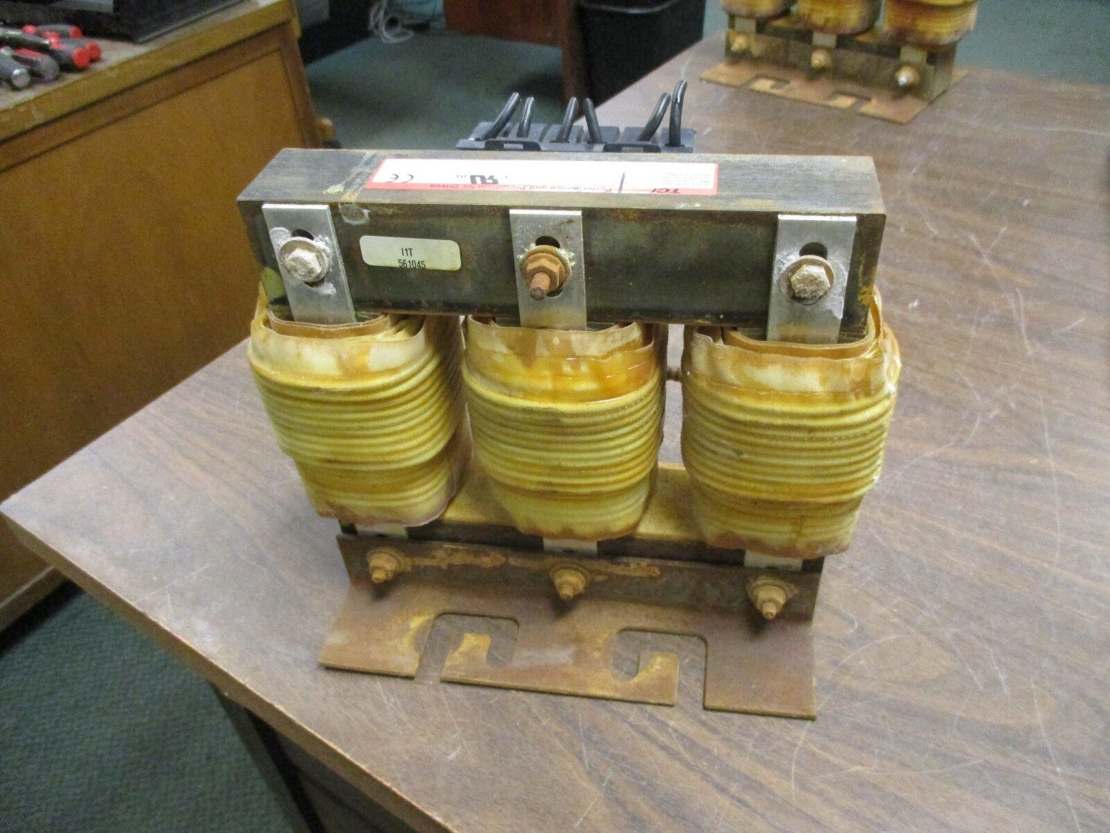 TCI KDR Drive Reactor KDRI1T 52A 600V 3Ph 50/60Hz Used