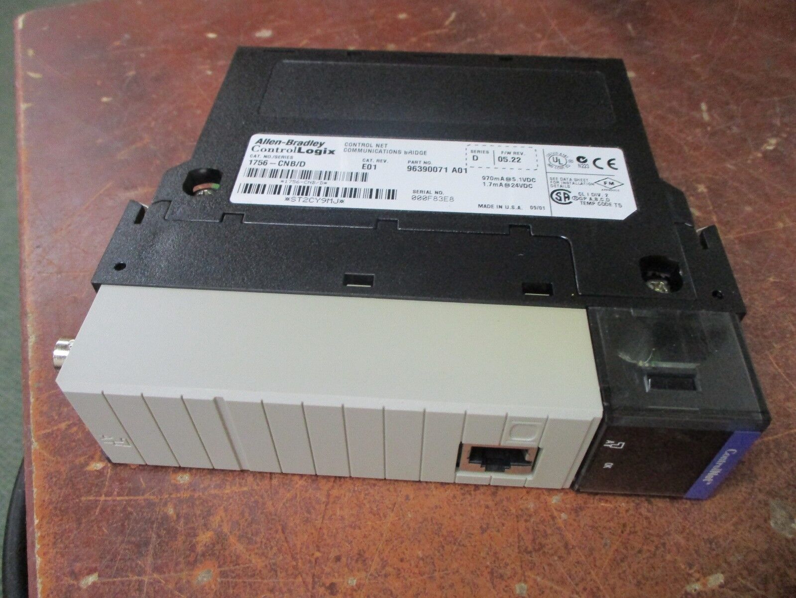 Allen-Bradley ControlLogix Control Net Comm. Bridge Module 1756-CNB/D Rev.E01