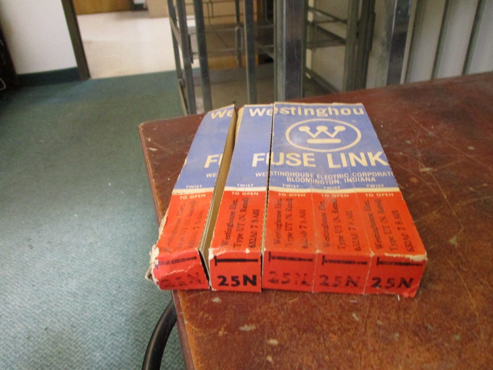 Westinghouse Type UT Fuse Link 632A0 7 8 A01 25N "Lot of 5" New Surplus