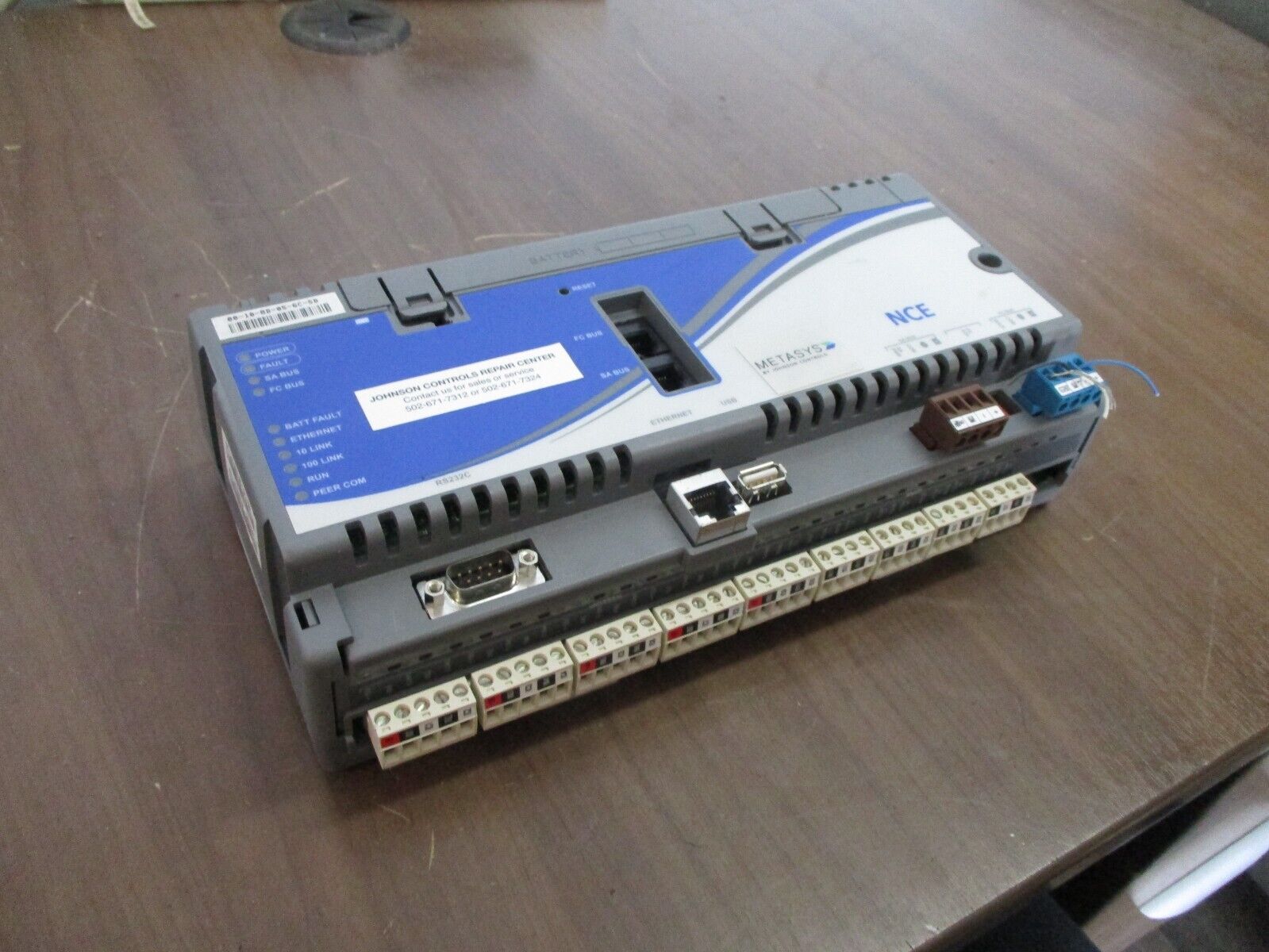 Johnson Controls Metasys Network Control Engine MS-NCE2560-700 Rev. AN Used