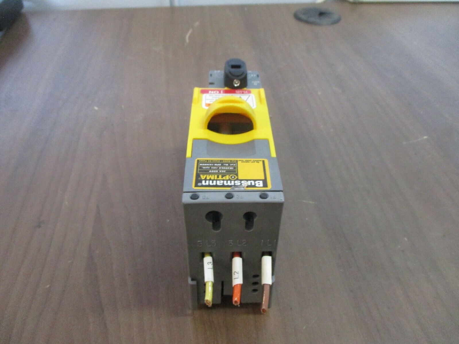Bussman Optima Motor Protector OPM-1038RSW 30A 600V *Broken Plastic* Used