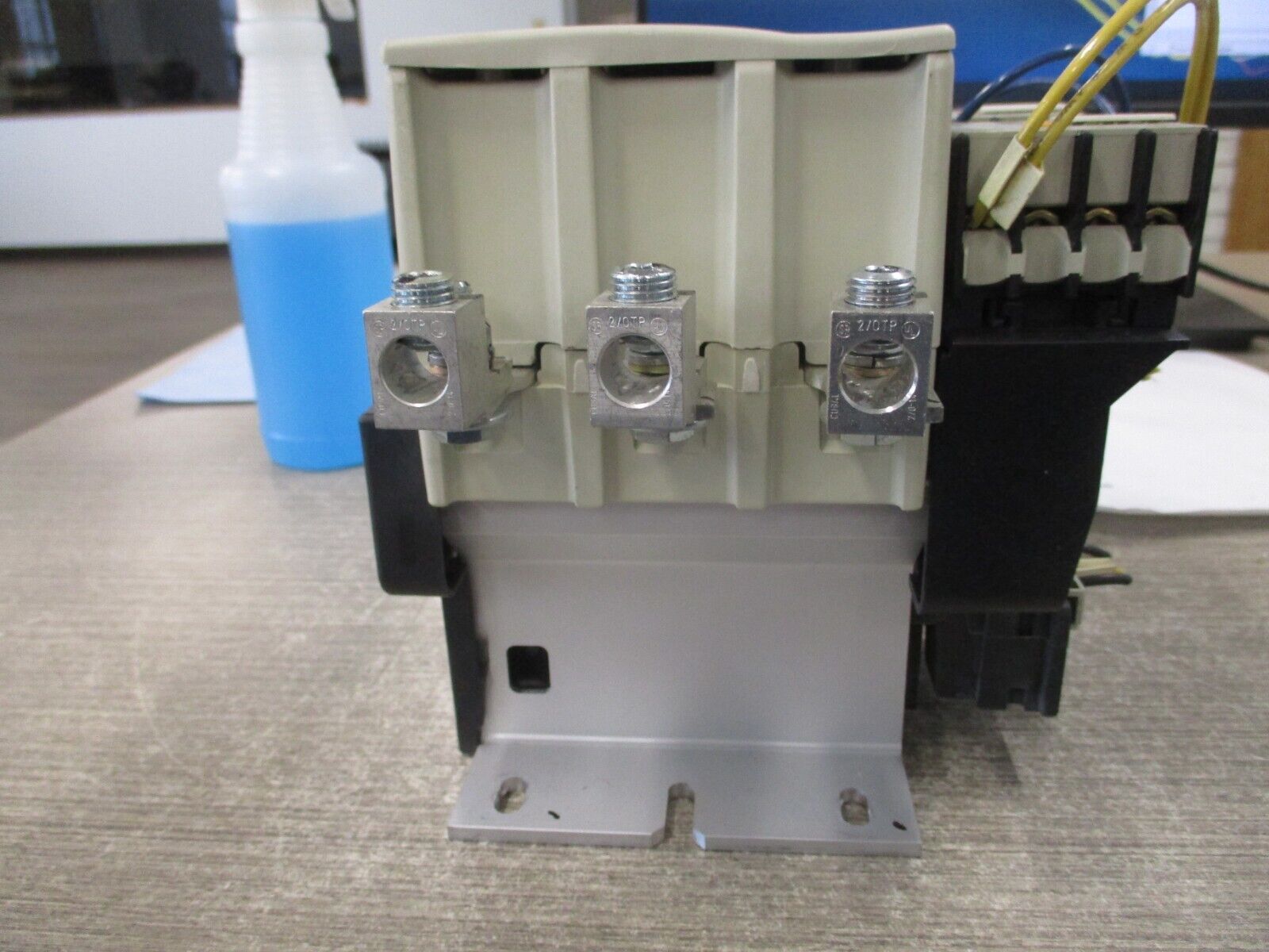 Telemecanique Contactor w/ 2 Aux Blocks LC1F115 115-120V Coil Used
