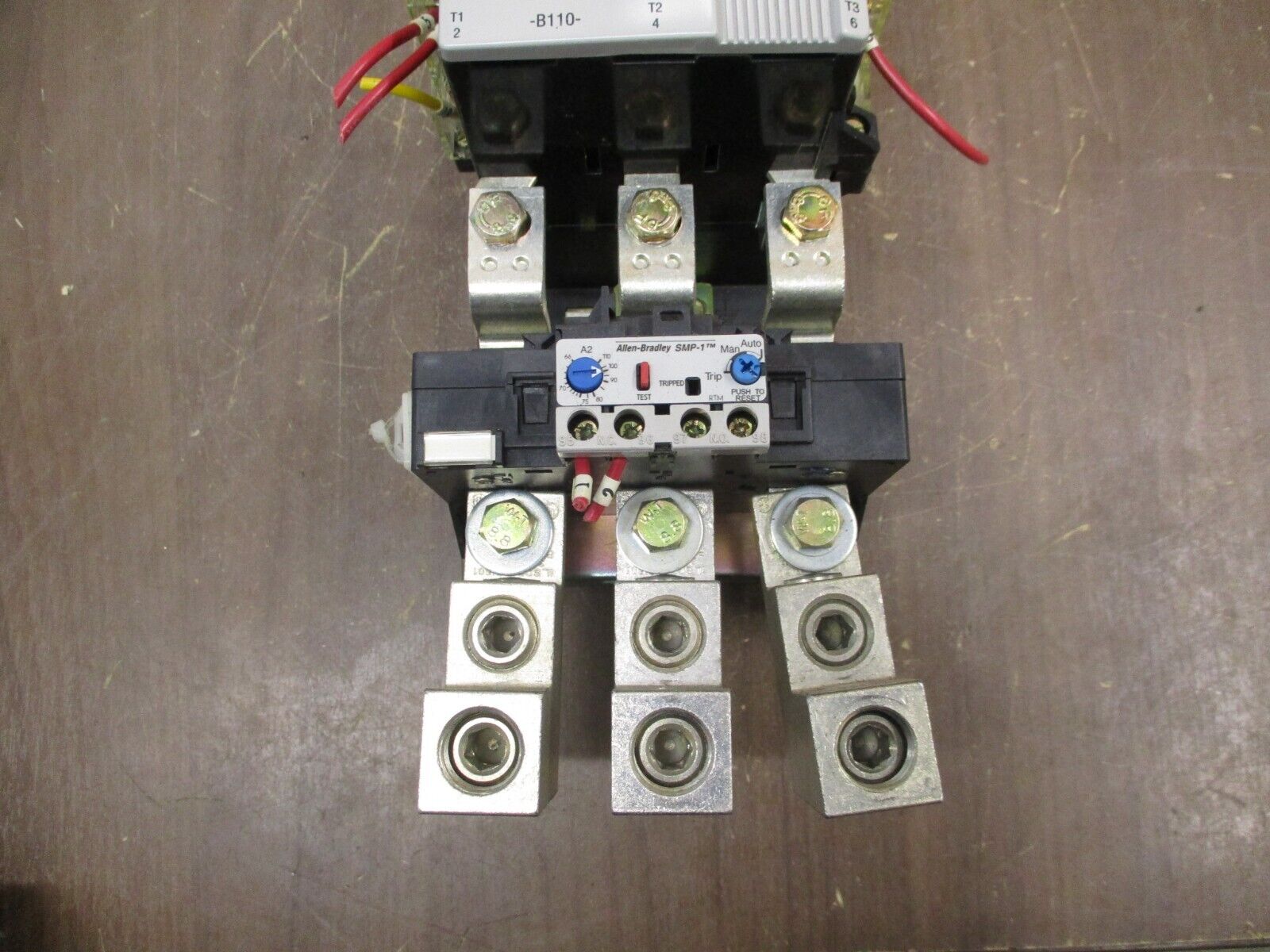 Allen-Bradley Starter 100-B110N*3 / 193-A5L4 120V Coil Trip: 66-110A 600V Used