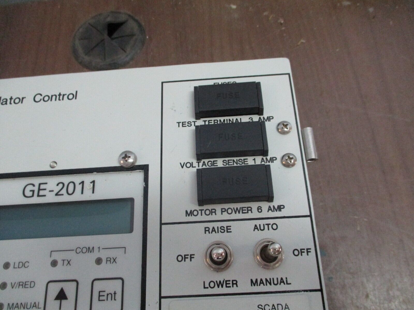 GE GE-2011 Voltage Regulator Control GE-2011C-6SL S/W: D-0146V08.10.07 Used