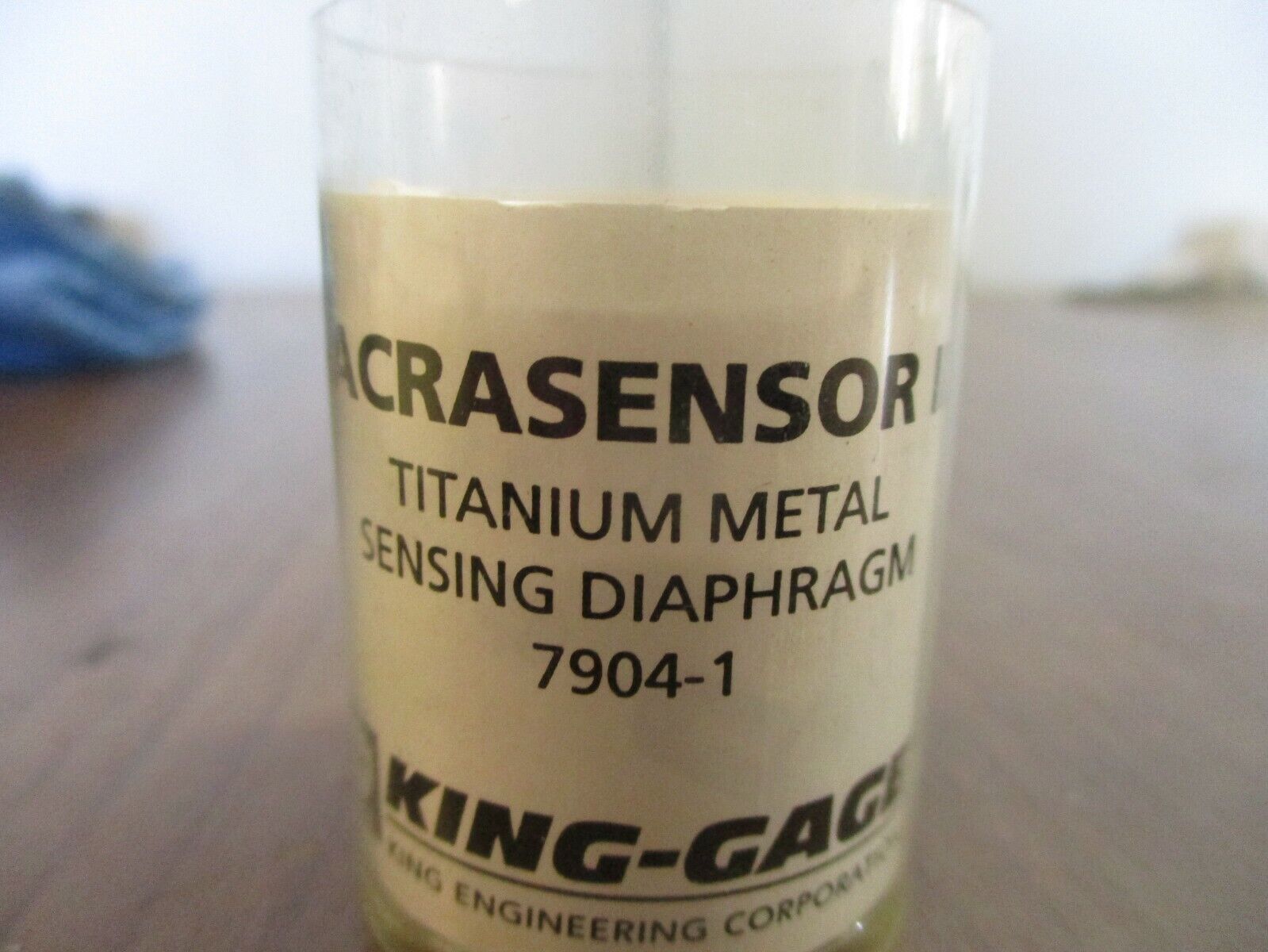 King Engineering AcraSensor II Metal Diaphragm 7904-1 New Surplus