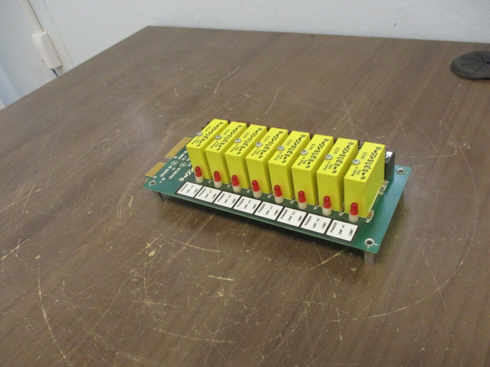 Opto 22 I/O Relay Board PB8 w/ (8) IAC5 Modules Used