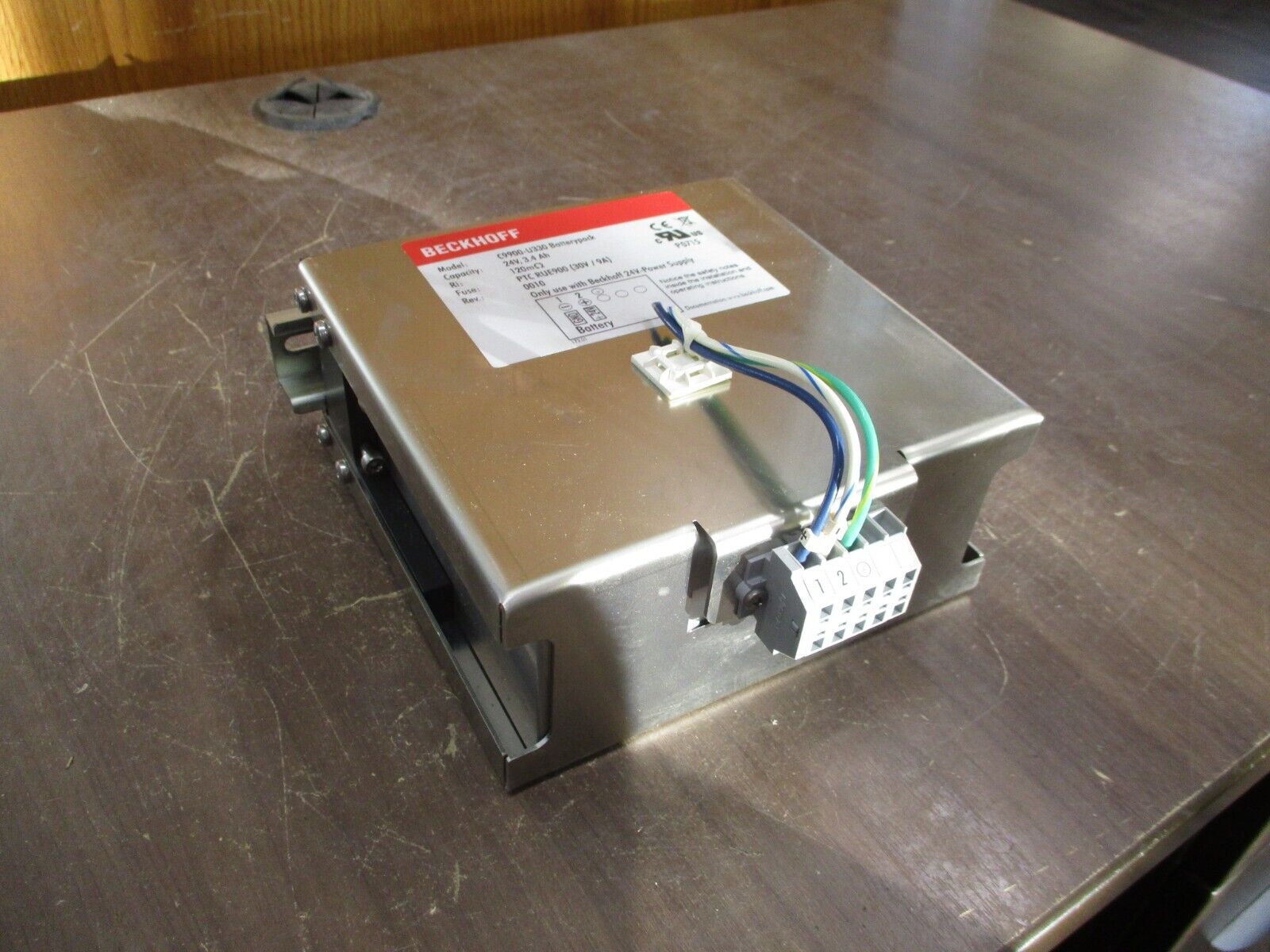 Beckhoff Batterypack C9900-U330 Capacity: 24V, 3.4 Ah Ri: 120M Ohms Used