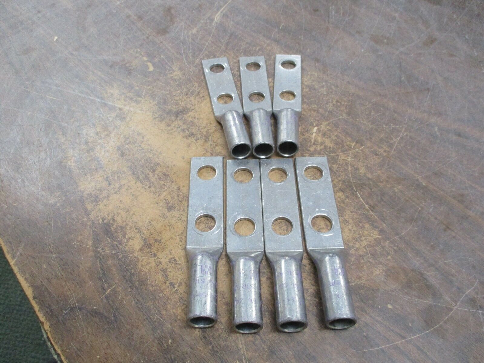 Misc. Brand Crimp Lug 54 243 15 4/0 STR 2-Hole *Lot of 7* New Surplus