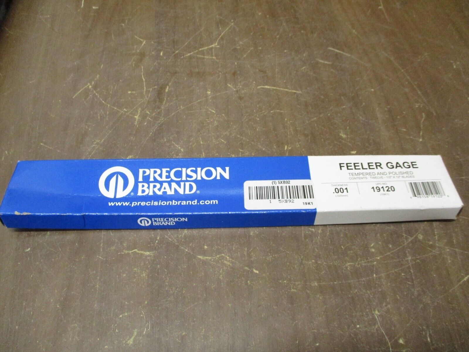 Precision Brand Feeler Gage 19120 Thickness: 0.001 *Box of 12* New Surplus