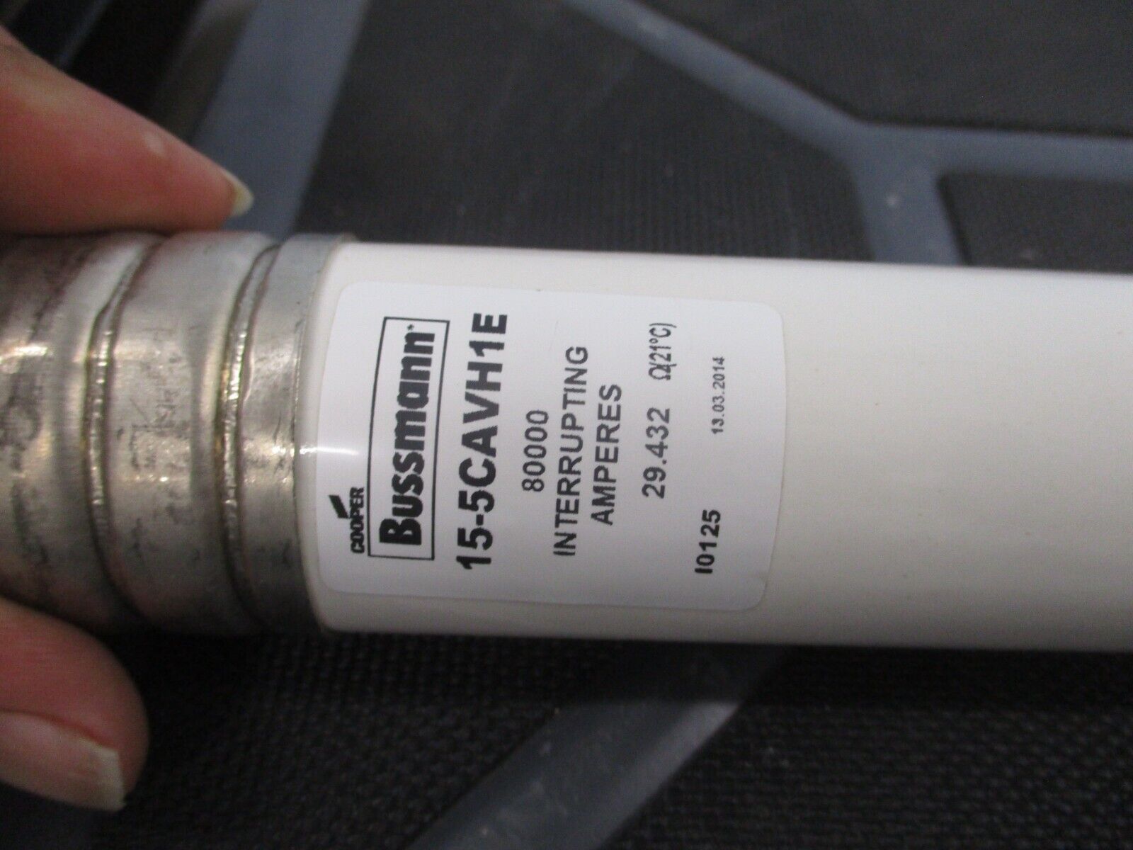 Bussmann Fuse 15-5CAVH1E 1E 15.5kV Used