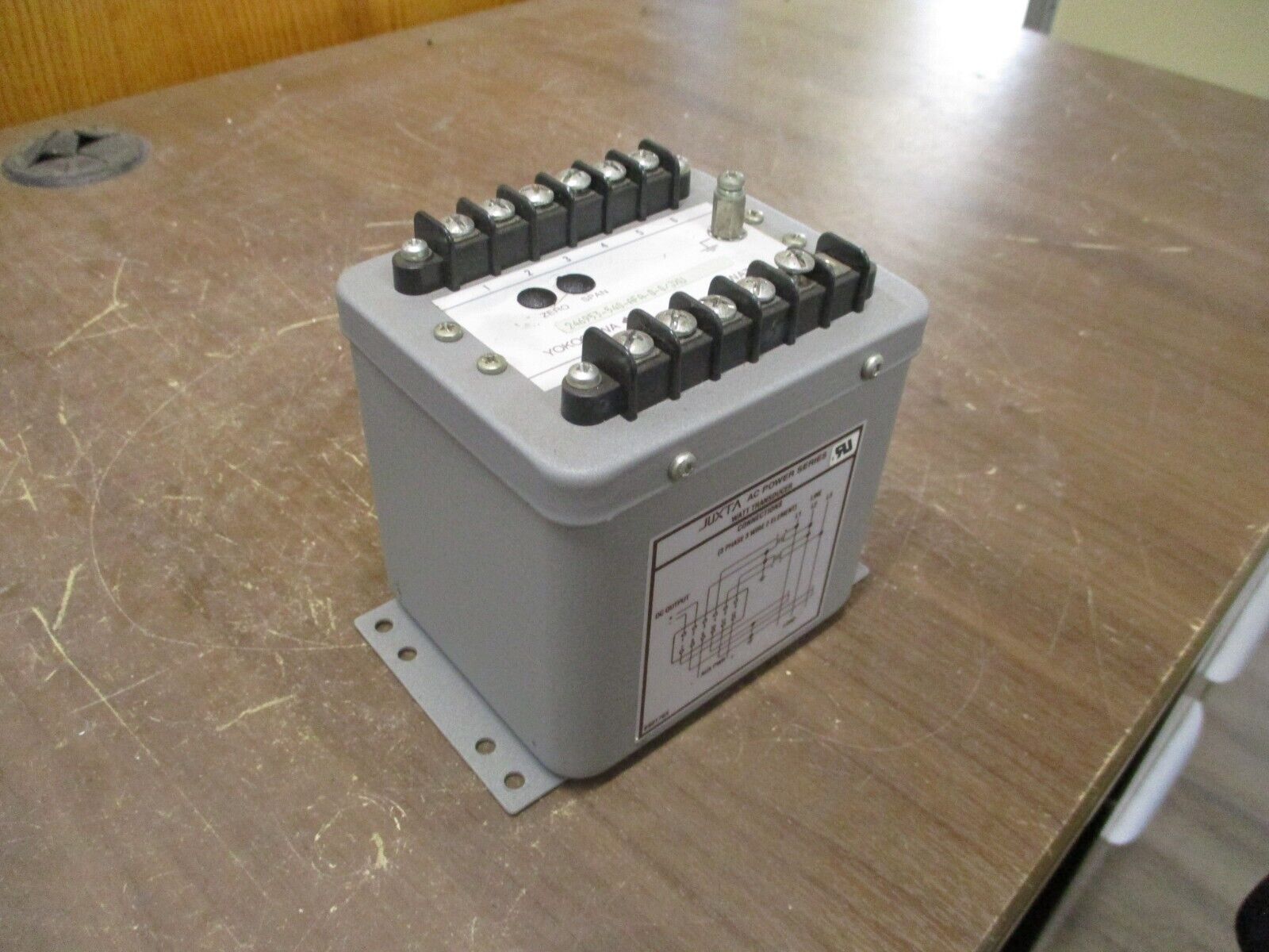 Yokogawa Juxta Watt Transducer 246953-540-AFA-0-0/JXU Output: 0-1mA DC Used