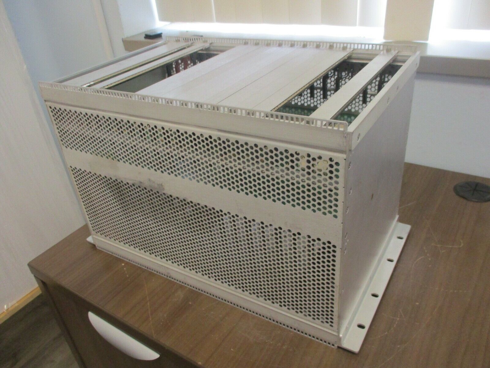 Pentair Schroff PLC Rack EX8021DF-17409-001 Rev. XA Used