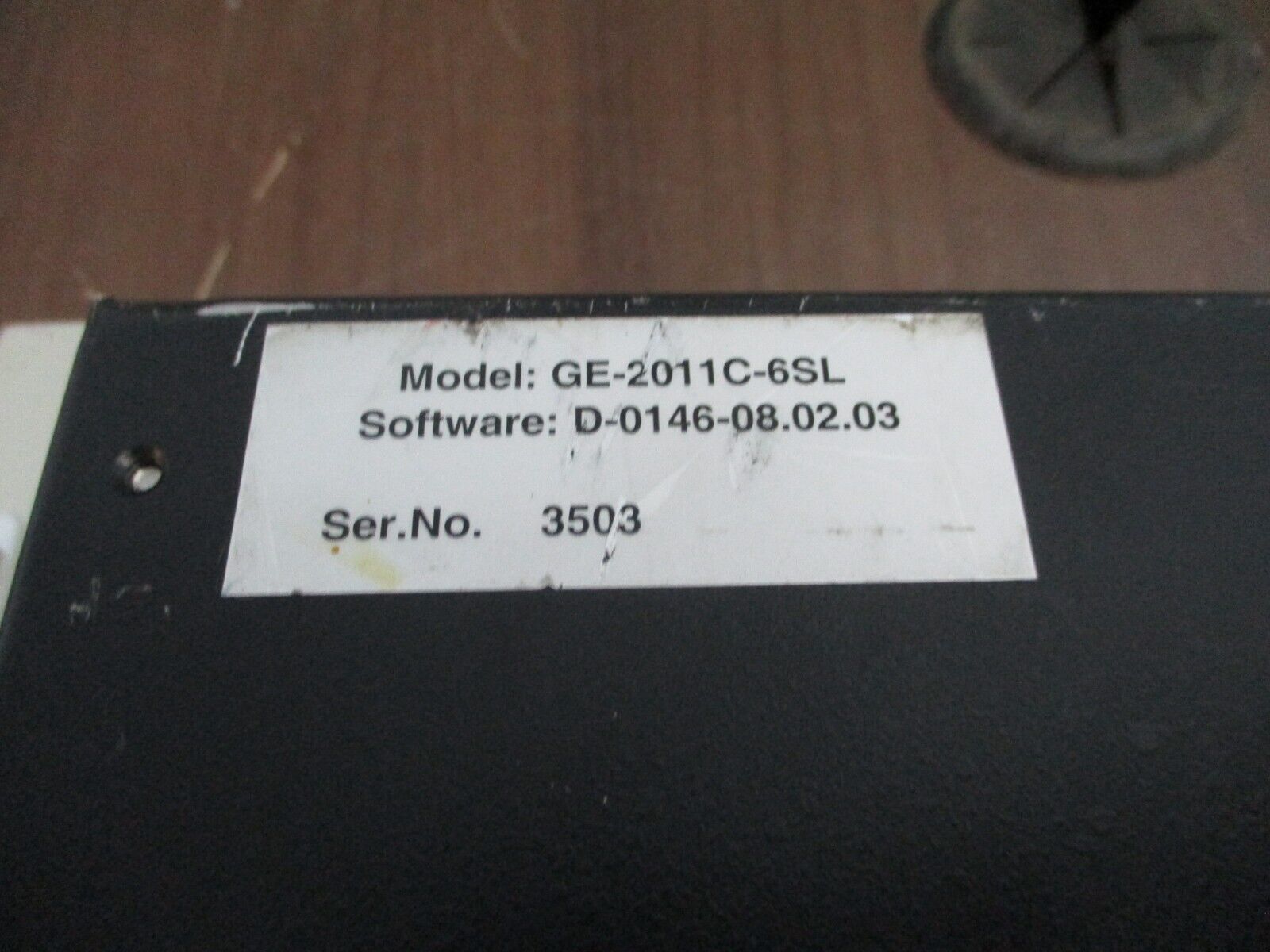 GE GE-2011C Voltage Regulator Control GE-2011C-6SL S/W: D-0146-08.02.03 Used