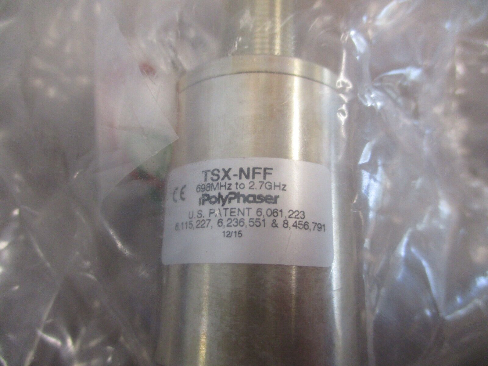 Polyphaser In-Line EMP Surge Filter TSX-NFF 698MHz-2.7GHz New Surplus