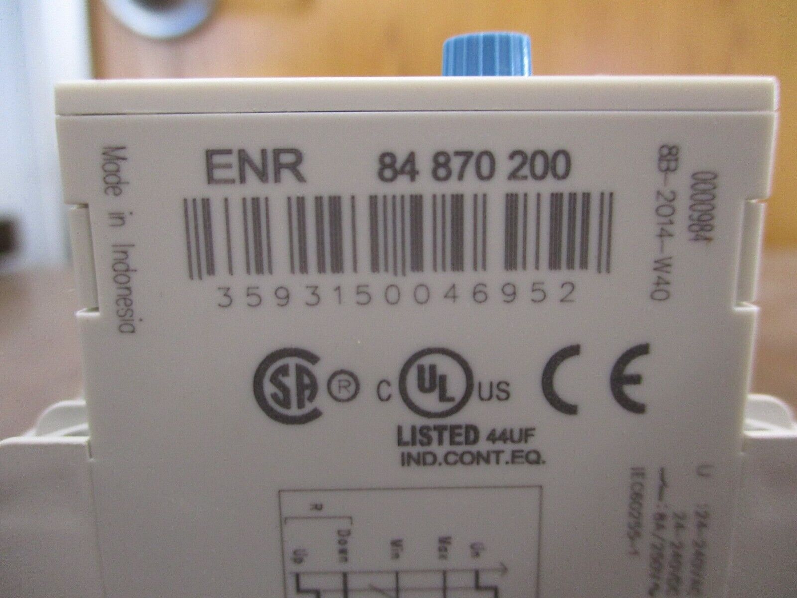 Crouzet Liquid Level Relay 84 870 200 Sensitivity: 5-100k Ohms Used