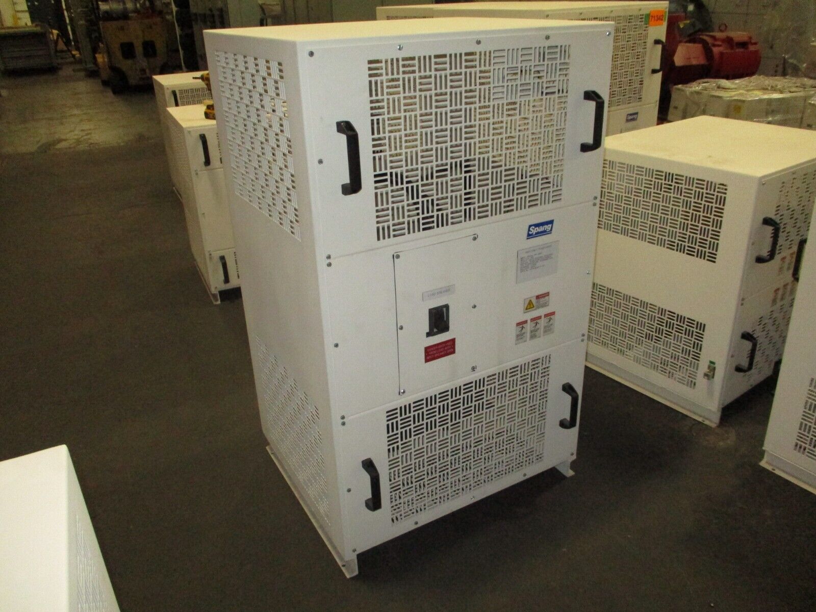 Spang Transformer w/ Breaker Disconnect L19139 52kVA 1Ph Pri: 480V Sec: 111/222V