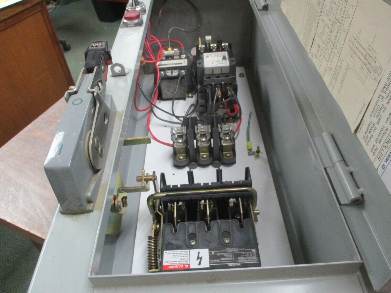 Siemens Fusible Size 1 Combination SCF C11 120V Coil 27A 600V Used