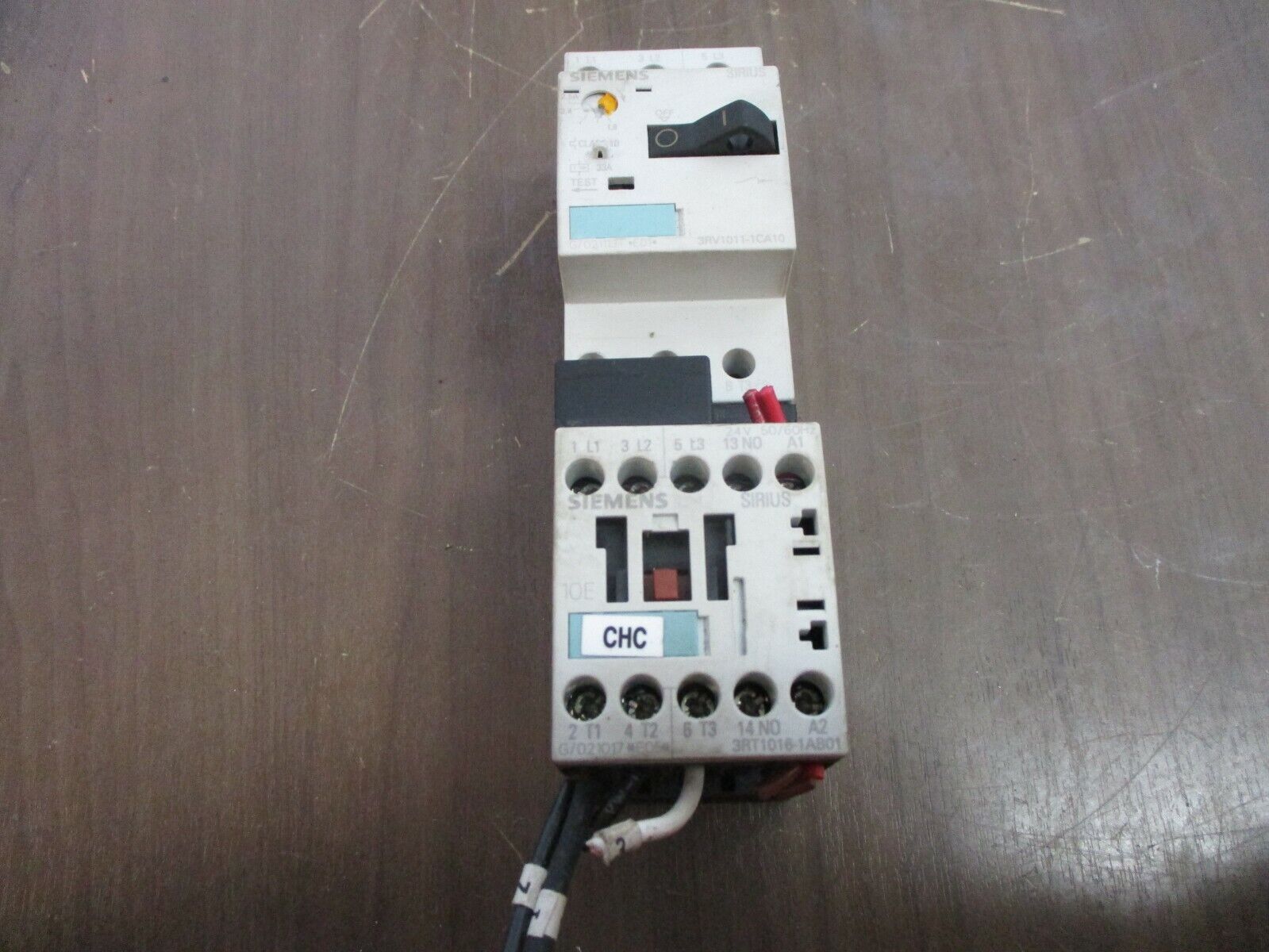 Siemens Sirius Starter 3RT1016-1AB01 / 3RV1011-1CA10 24V Coil Trip: 1.8-2.5A