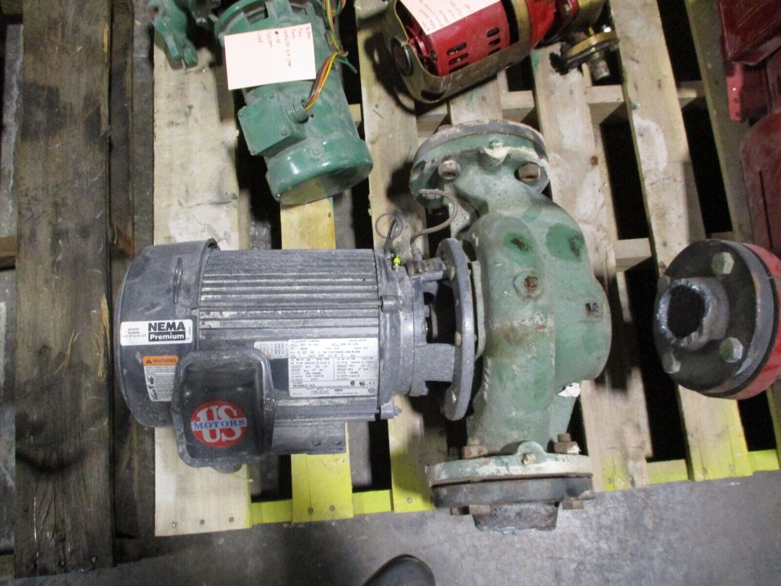 Taco Pump VI3007 3HP 1750RPM 6GPM 40Ft Head Used