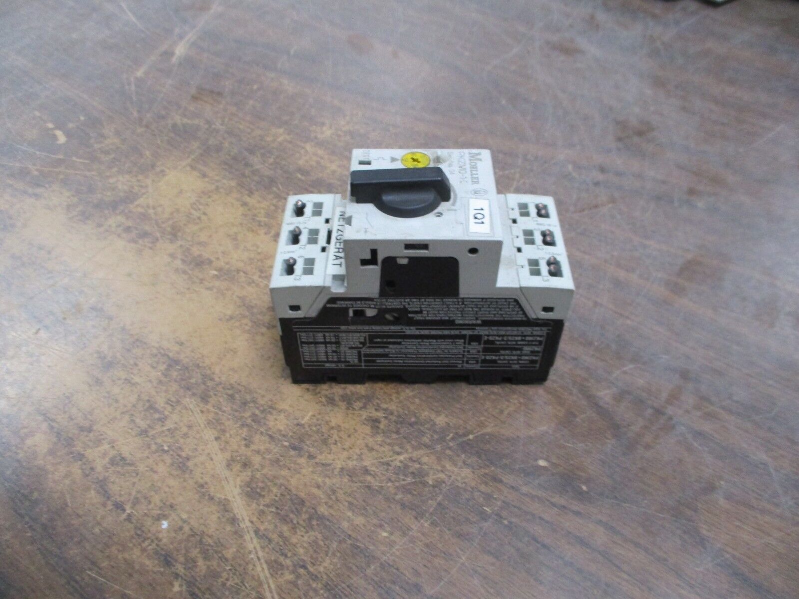 Moeller Motor Protector PKZM0-1-C Trip: .63-1.0A 600V Used