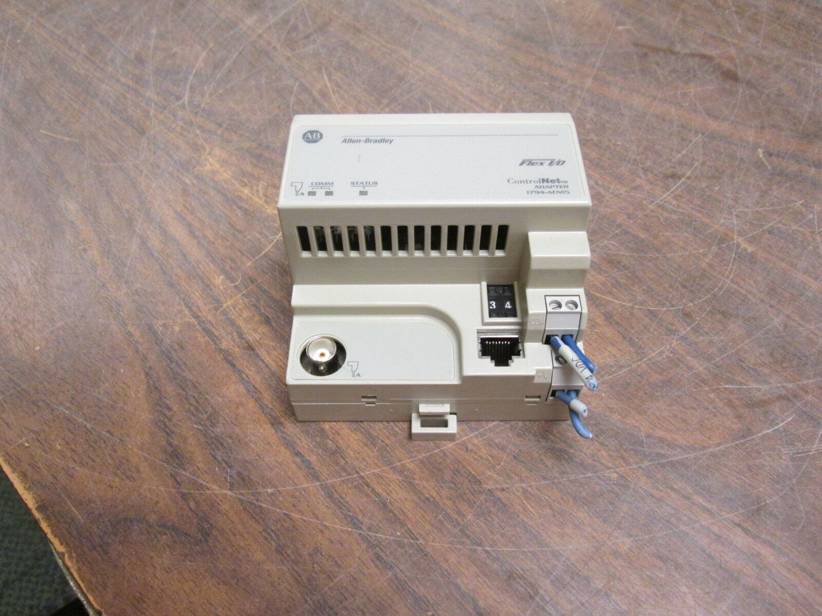 Allen-Bradley Flex I/O ControlNet Adaptor 1794-ACN15 Ser C Rev. A01 F/W Rev. E