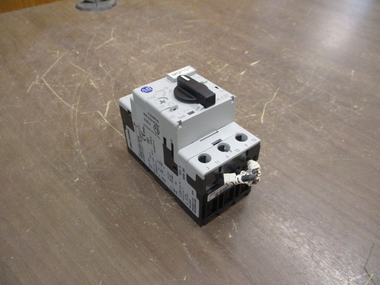 Allen-Bradley Manual Motor Protector 140M-C2E-B16 Ser. C Trip: 1.0-1.6A Used
