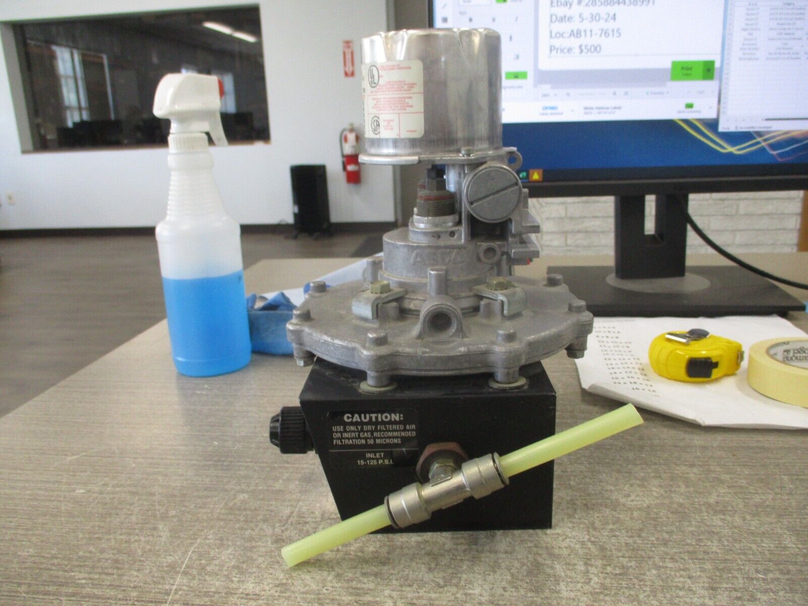 ASCO Tri Point Pressure Switch W/Level Control SC20D/TB0511 Flow: 1-1.5 S.C.F.H.