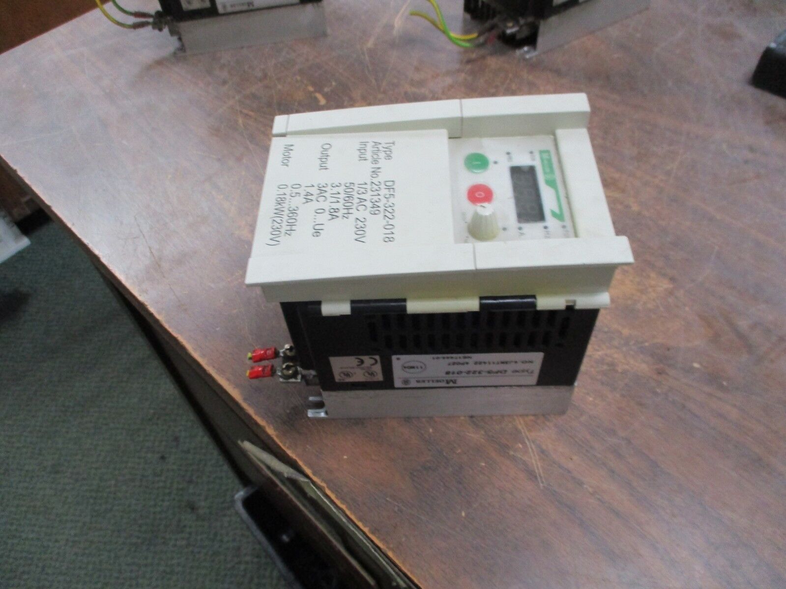 Moeller AC Drive DF5-322-018 0.18KW/0.25HP Used