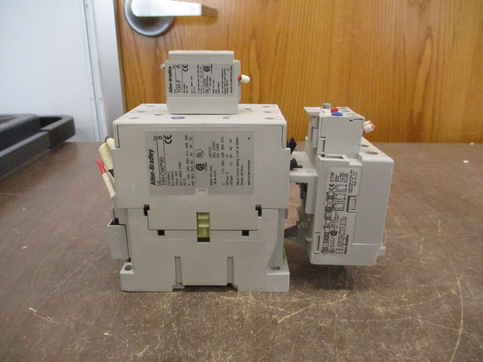 Allen-Bradley Starter 100-C60*00/193-EA2KE 120V Coil Trip: 26-85A 600V Used