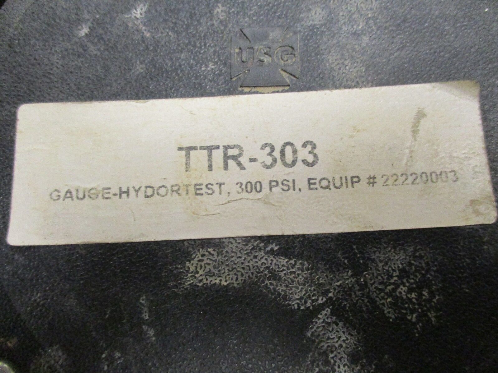 USG PSI Gauge TTR-303 0-300 PSI Range Used
