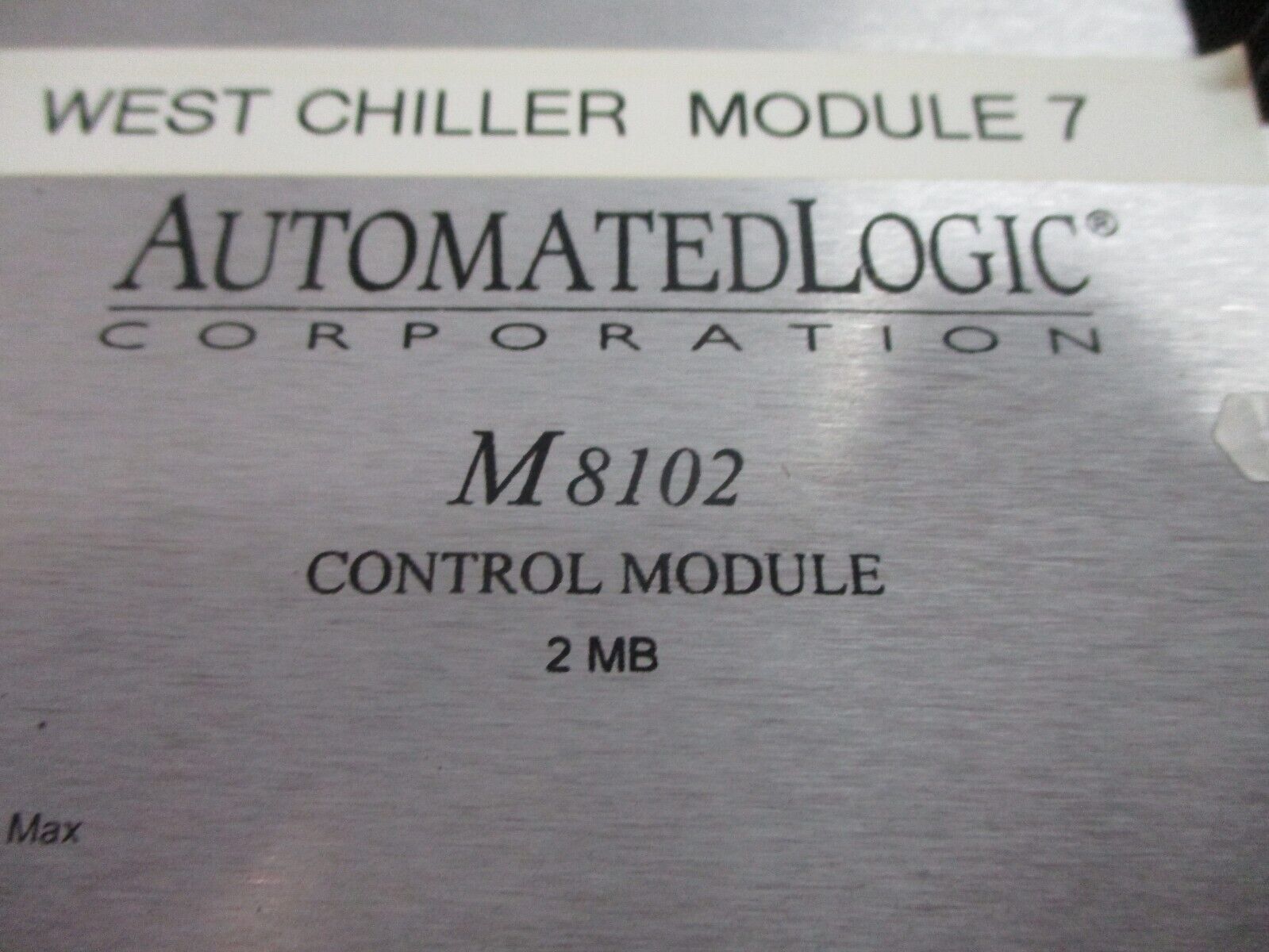 Automated Logic Control Module M8102 2MB Used
