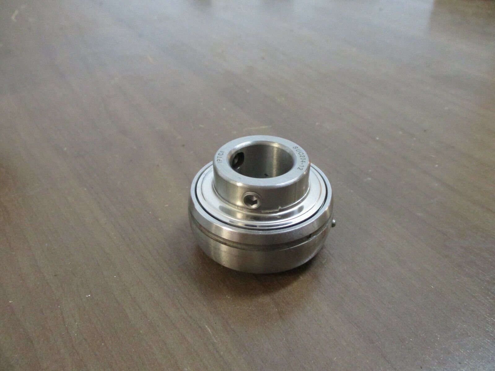 IPTCI Stainless Steel Bearing Insert SUC 204 12 3/4" Set Screw Lock  New Surplus