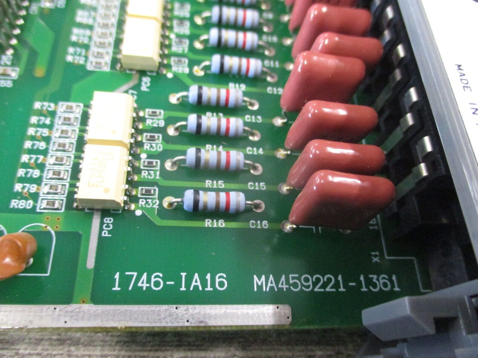 Allen-Bradley SLC500 Input Module 1746-IA16 85-132VAC 50/60Hz Ser. C Used