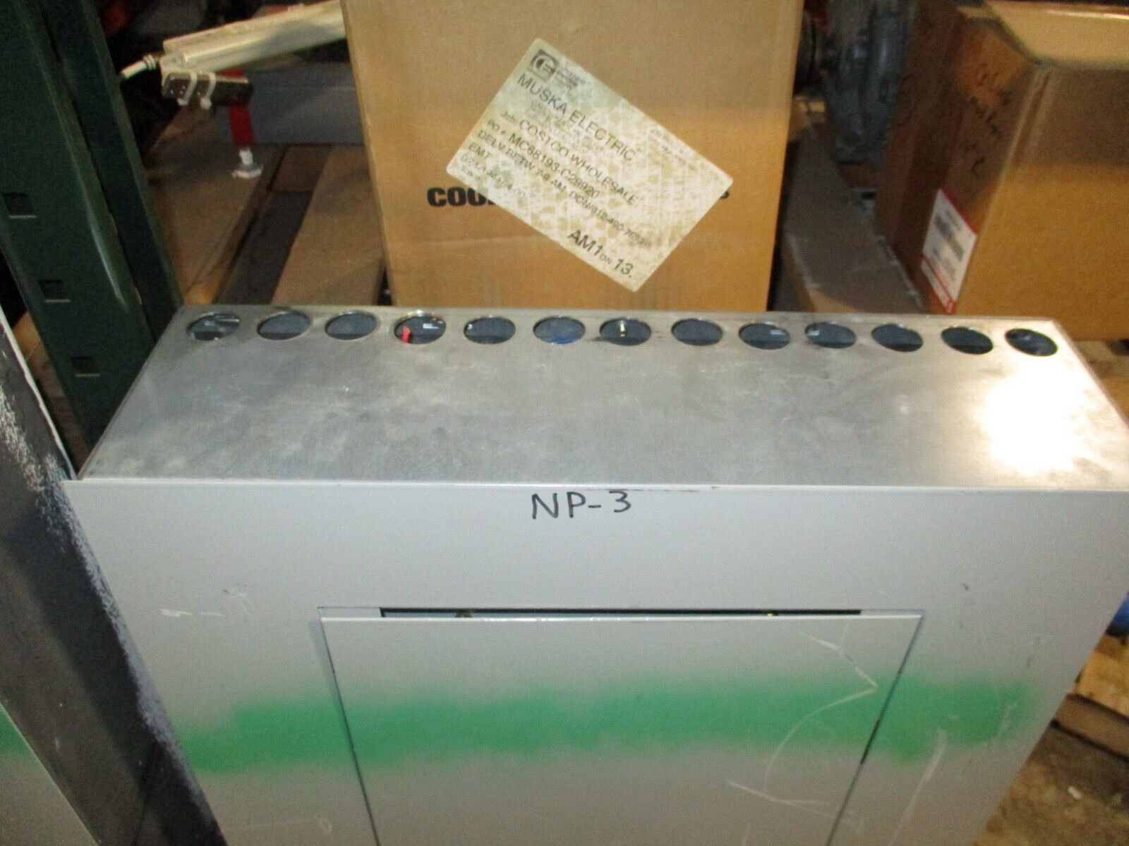 GE Main Lug Breaker Panel AQU3422RCX 225A Max 208Y/120V 3Ph 4W 42-Circuit Used