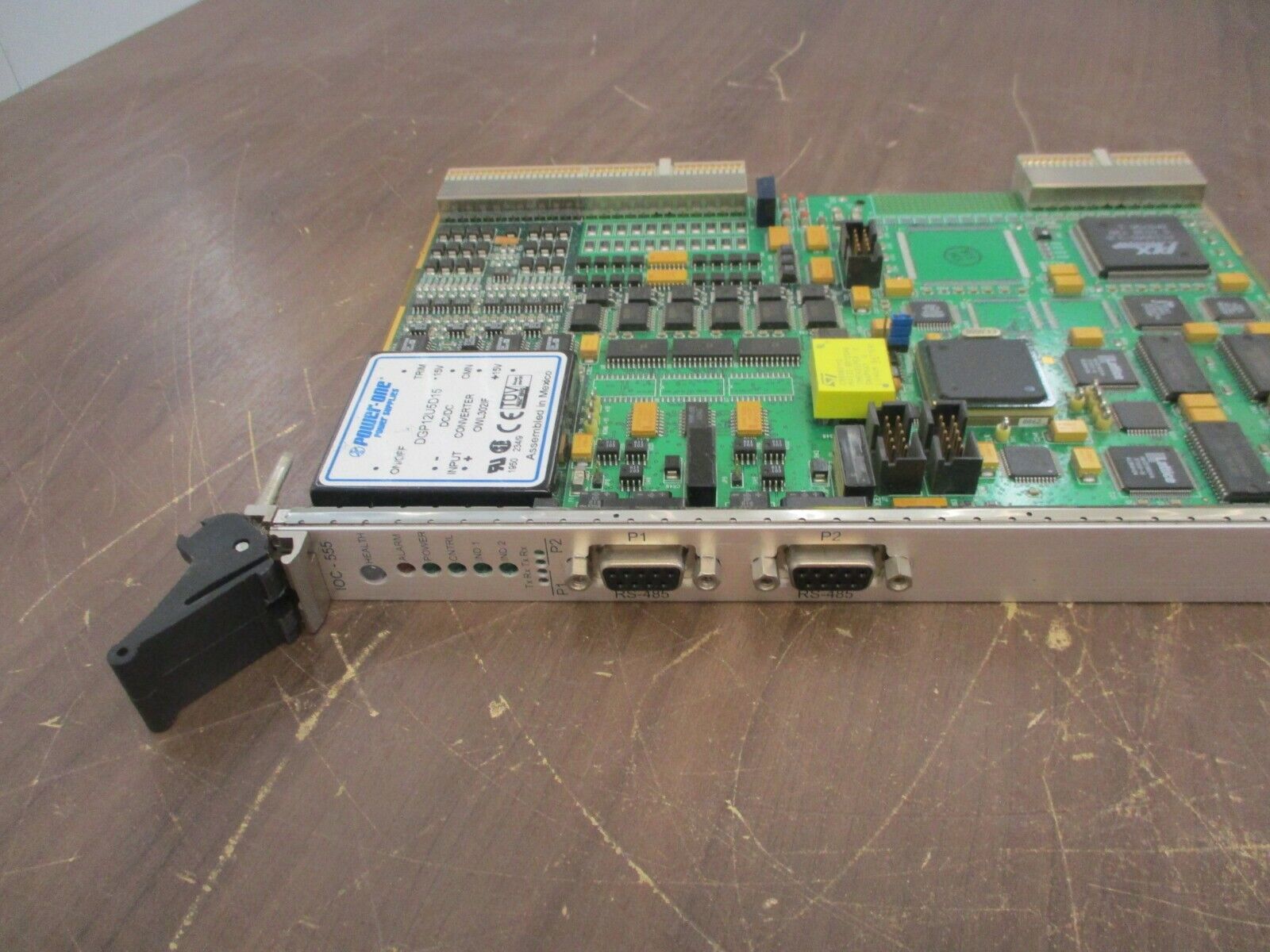 Compressor Controls Corp.  IOC-555 Simplex I/O Card  17-550555-001  Rev. F  Used
