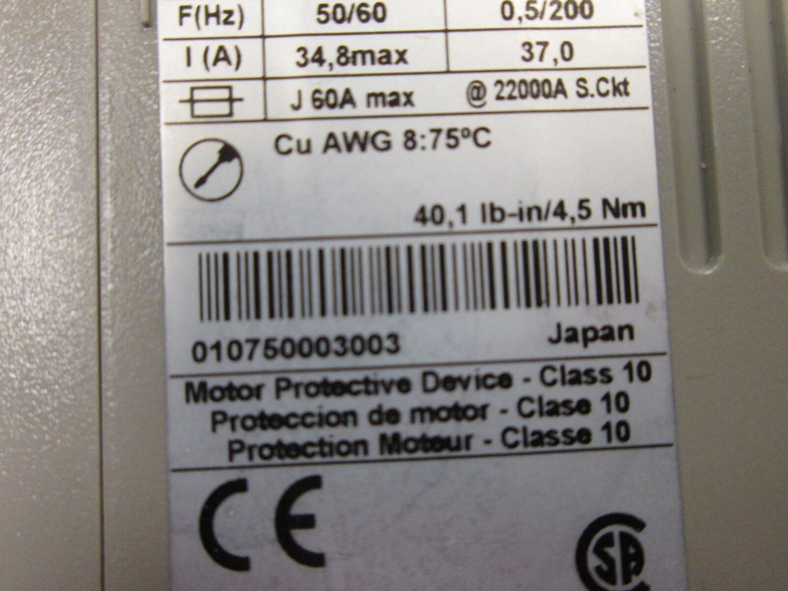Telemecanique Altivar 21 Speed Controller ATV21HD18N4 25HP Used