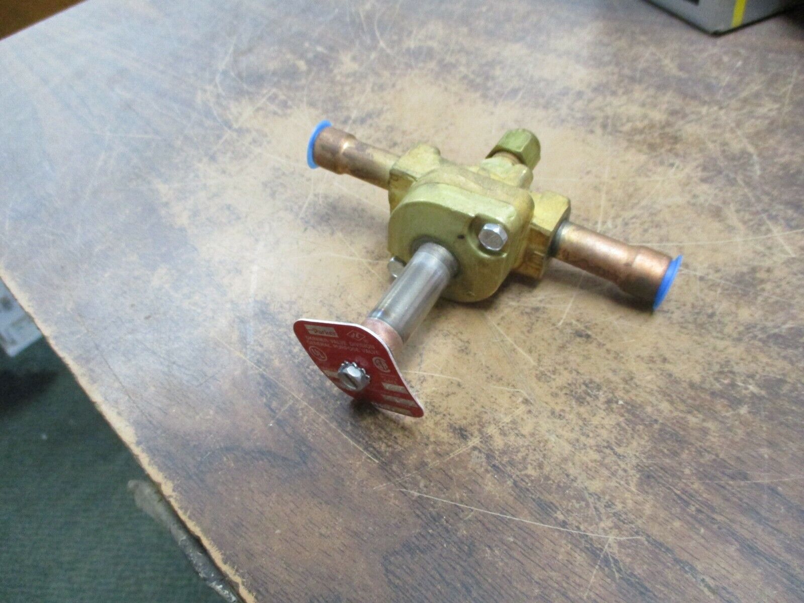 Parker Solenoid Valve RB6ME4 Normally Closed 1/2" ODF x 3/8" Orifice New Surplus
