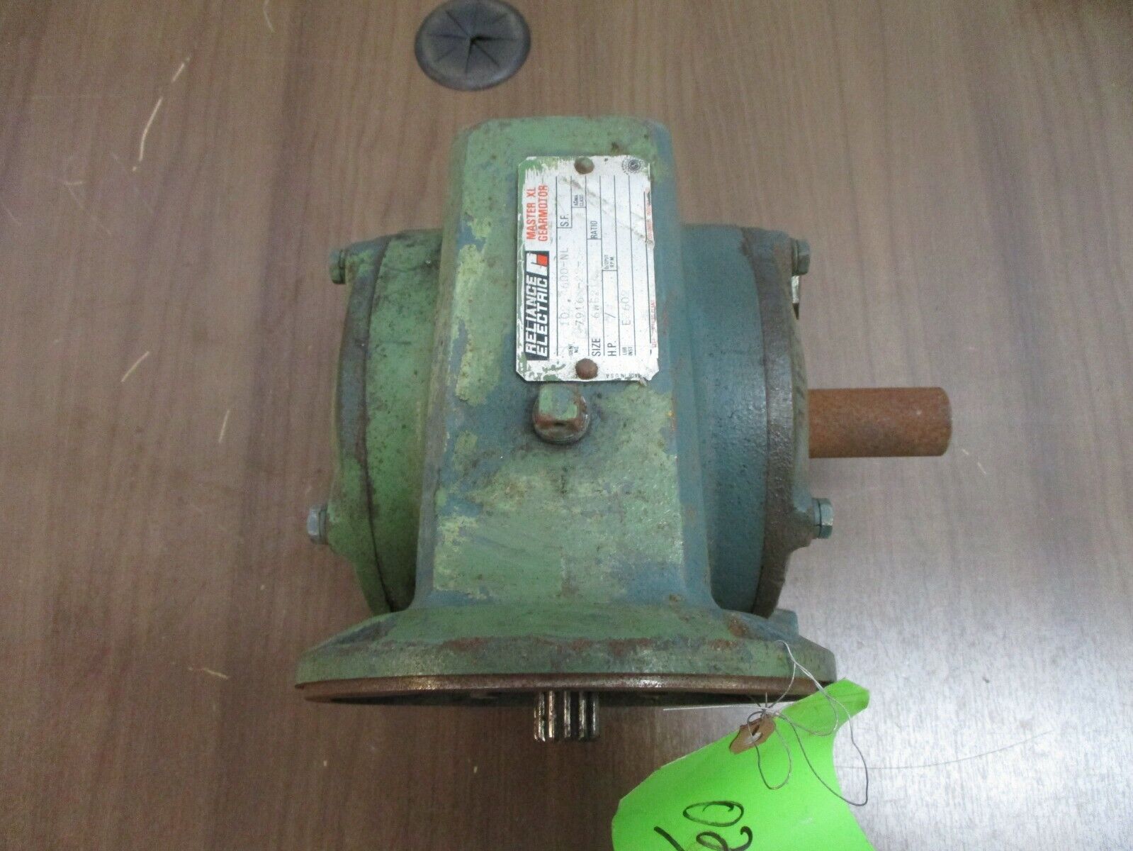 Reliance Master XL Gear Reducer 6WG21A Ratio 40:1 3/4 HP In 44 RPM Out Used