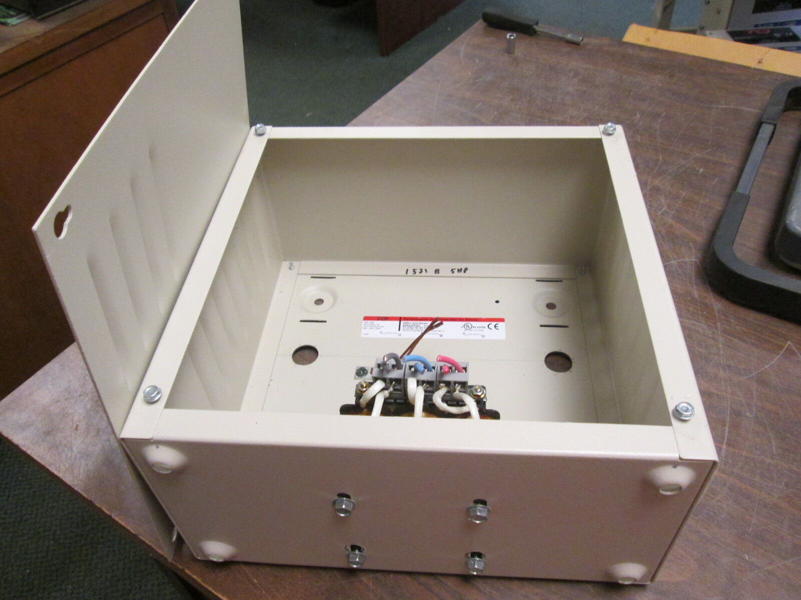 TCI KDRUL Drive Reactor KDRULA3PE01 Motor Amps: 7.6 3Ph 50/60Hz 600V 8A Used