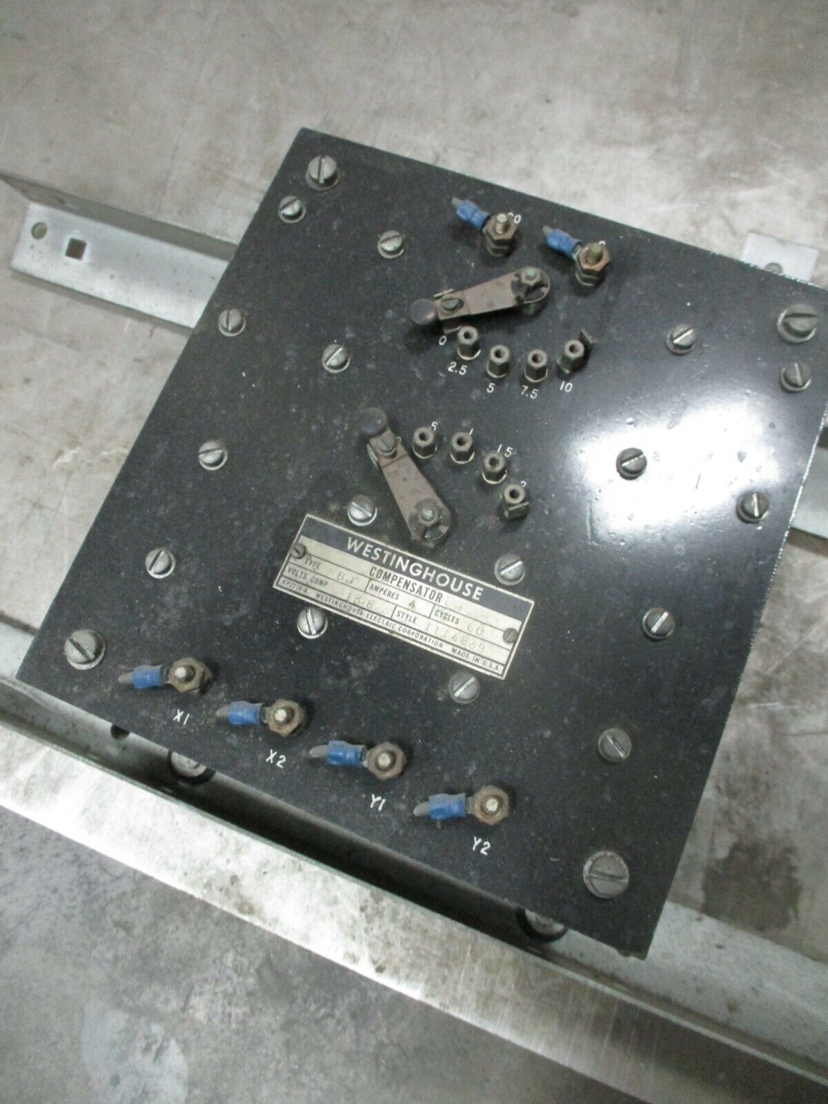 Westinghouse Type BJ Compensator 1114839 4A 13.8V Comp. 60Hz Used